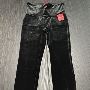 Spanx velvet leggings